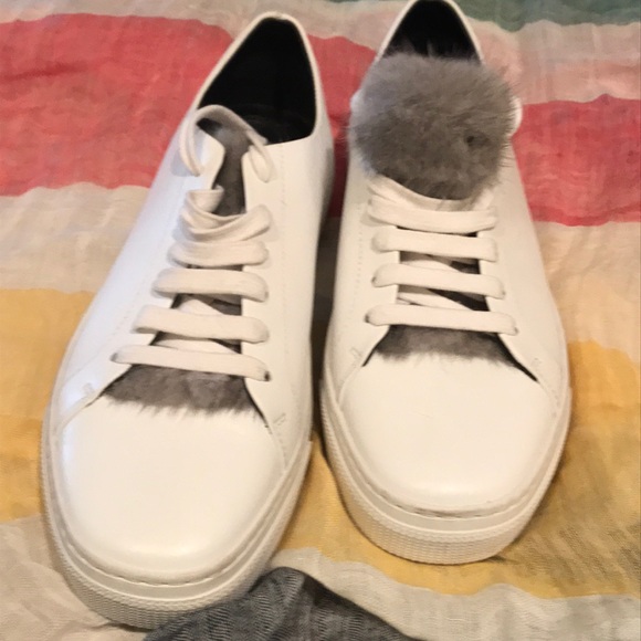 New Sneakers ZCB from Montreal rabbit fur leather - Picture 5 of 6